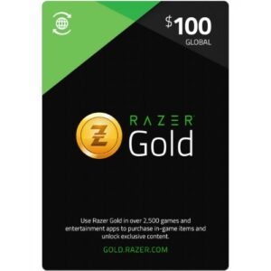 $100 us razer gold e gift card[digital code] email delivery