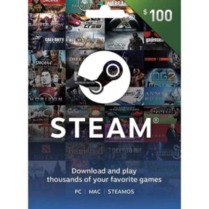 $100 us steam e gift card[digital code] email delivery